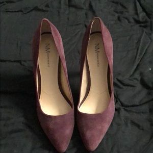 Purple Suede Heels